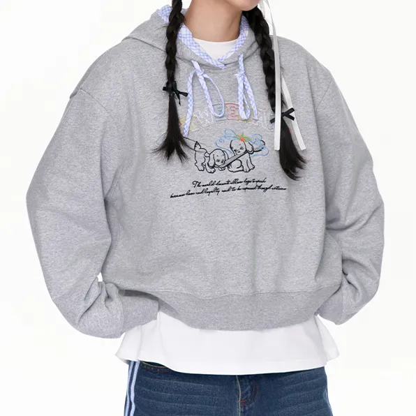 BETWEENAND Sweatshirt Women's Gray-4