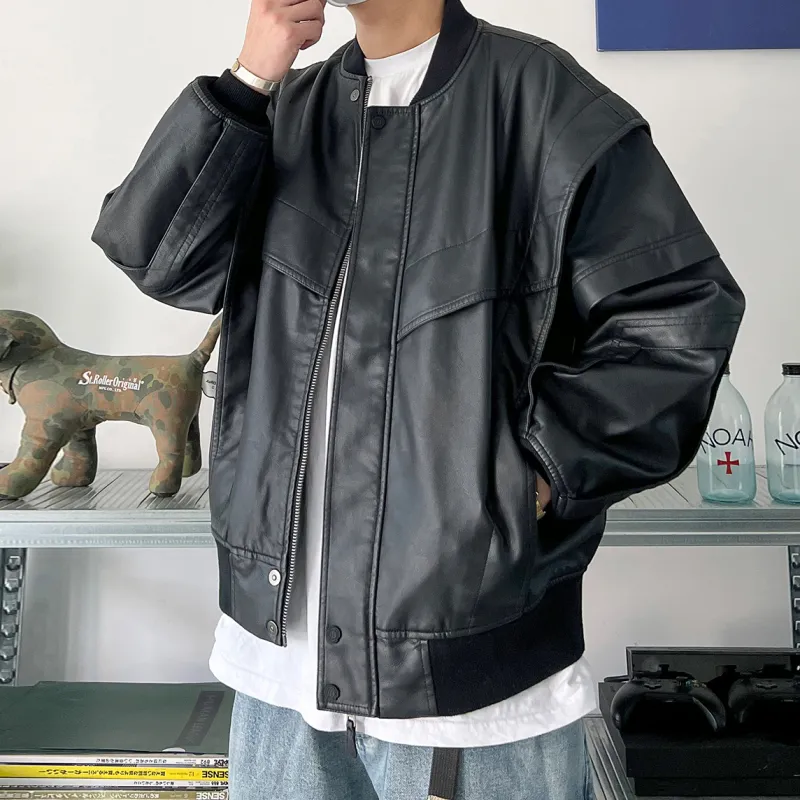 VIP Loose Fit Jacket Unisex Black-9