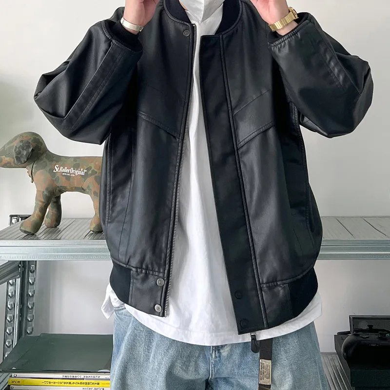 VIP Loose Fit Jacket Unisex Black-11