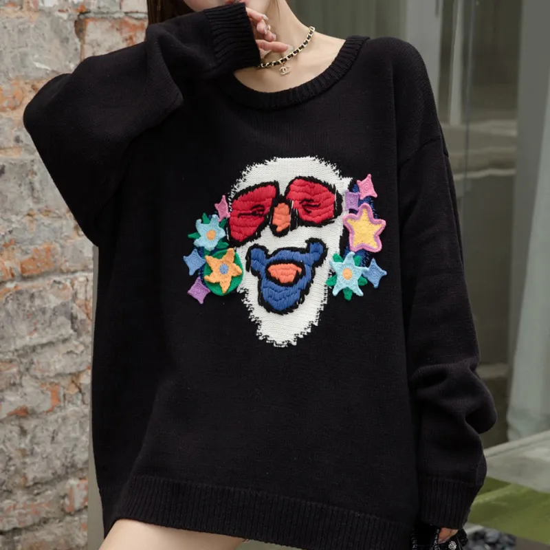 Charlie Luciano Sweater Unisex Black-6