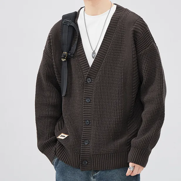 【dme】 Sweater Men's Dark Coffee-3