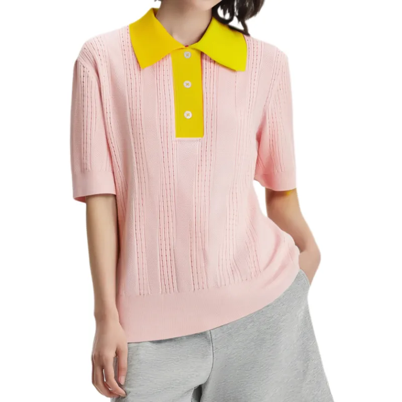 TORY BURCH Polo Shirt Women's Pink-1