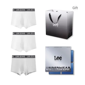 Lee Underpants Men's 3 Pack Box+Shopping Bag