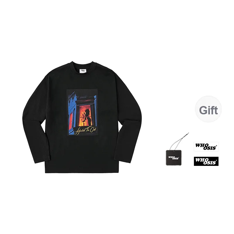 WHOOSIS T Shirts Unisex Black-0