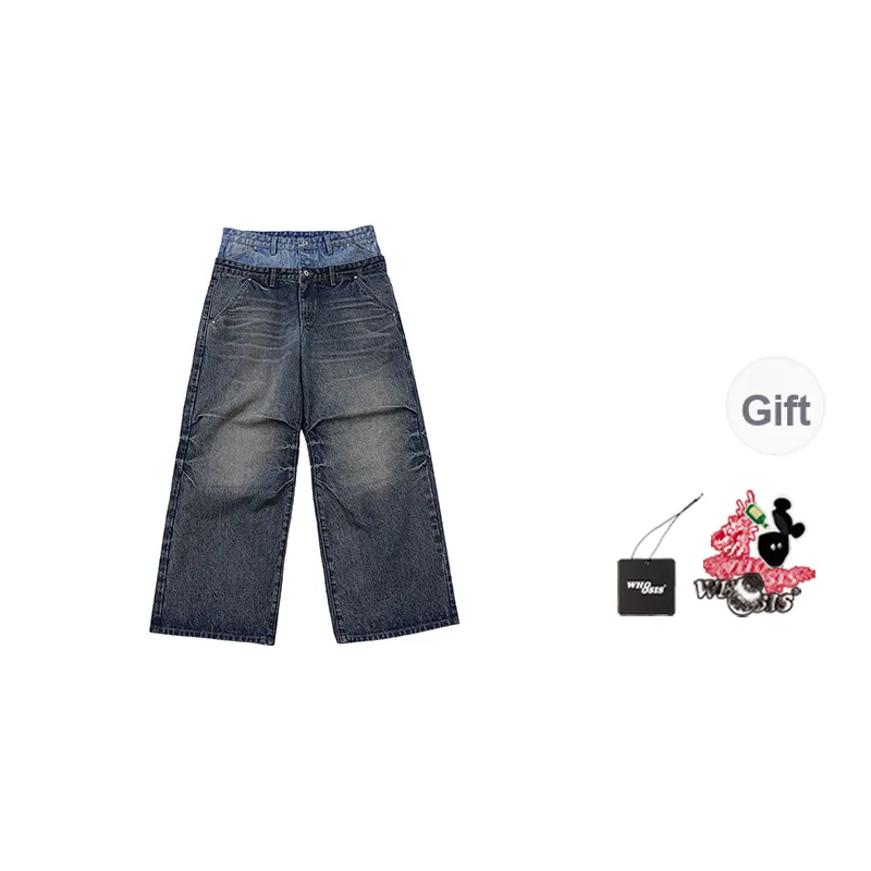 WHOOSIS Jeans Unisex Blue-0