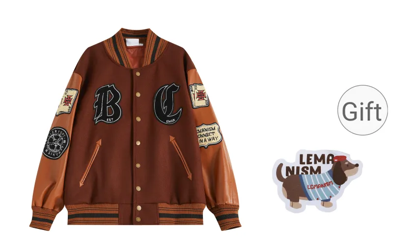 LEMANISM Baseball Jacket Unisex-0