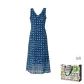Geometric Vintage Blue Long