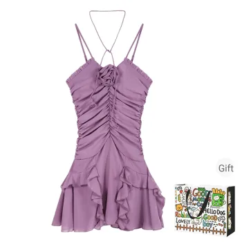 HAPG Slip Dresses Women's Purple