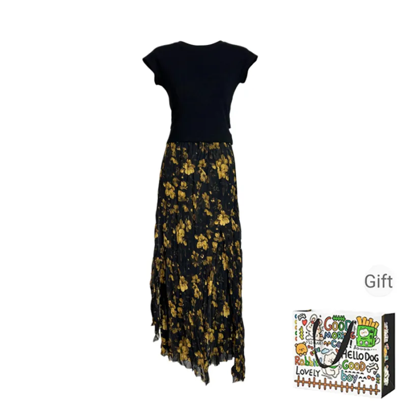 HAPG Two Piece Skirt Sets Women's-4