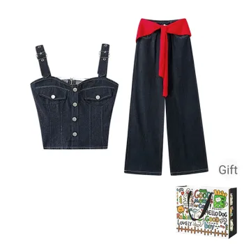 HAPG Casual Suit Women's Denim Set
