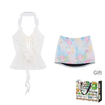 HAPG Two Piece Skirt Sets Women's