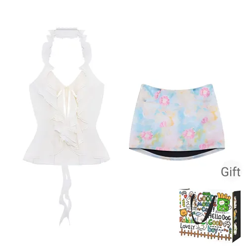 HAPG Two Piece Skirt Sets Women's