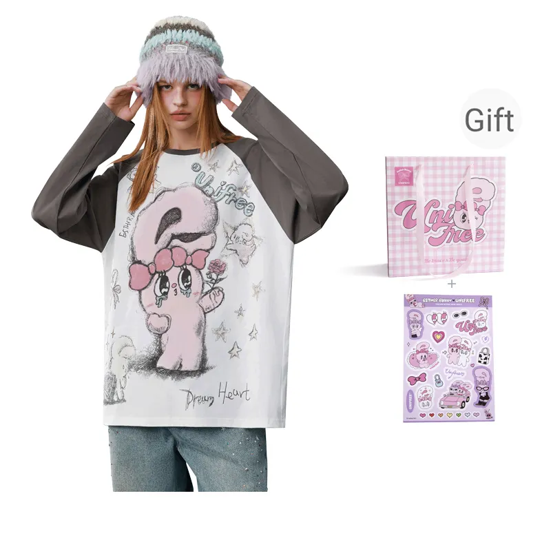 UNIFREE x AISILEXIAOTU T Shirt Women's-7