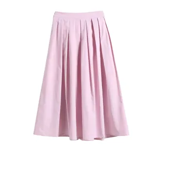EVPGB Casual Long Skirt Women's Pink