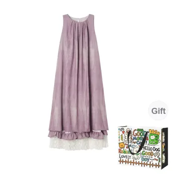 Dippanis Sleeveless Dress Women's Purple