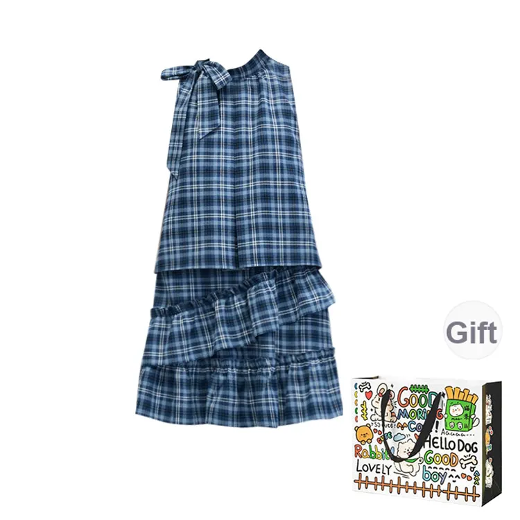 Dippanis Sleeveless Dress Women's Royal Blue