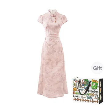 Dippanis Short Sleeved Dress Women's Pink