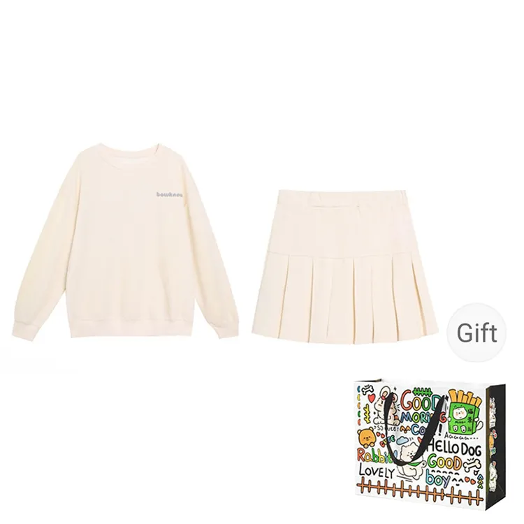 Dippanis Two Piece Skirt Sets Women's-4