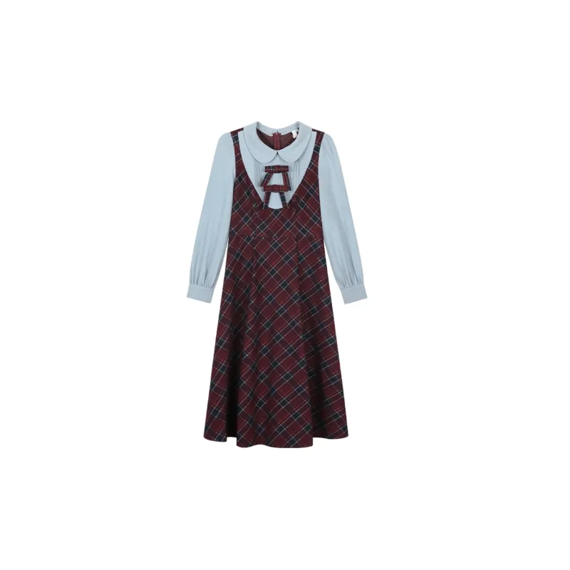 ANNIBUHUO Long Sleeved Dresses Women's-2