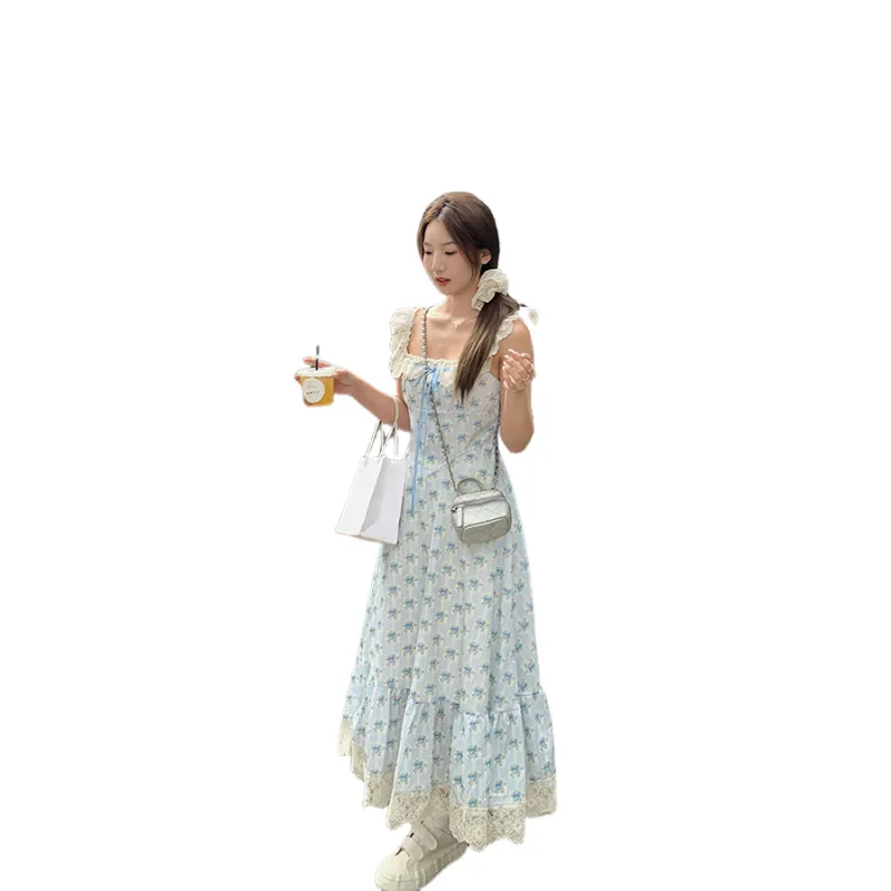 Qiuerle Short Sleeved Dress Women's-2