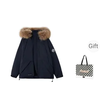 STARFEI Puffer Jacket Unisex Black Blue