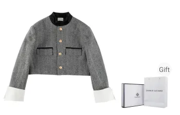 Charlie Luciano Jackets Coats Unisex Gray