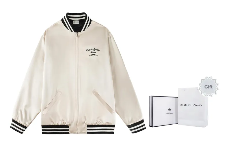 Charlie Luciano Loose Fit Moderate Jacket Unisex Champagne-0