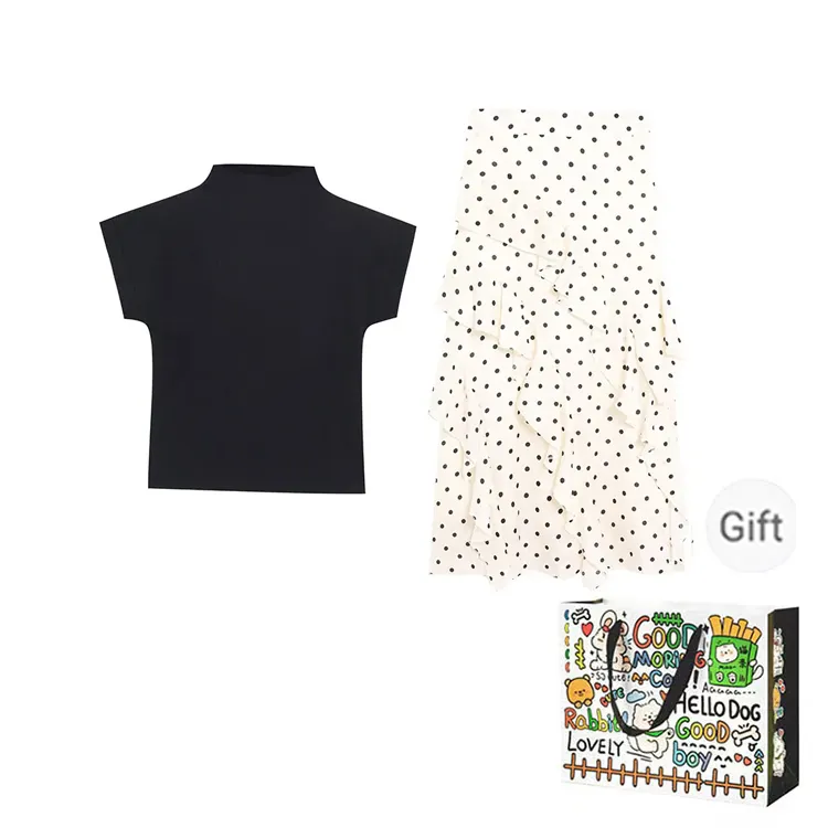 BVODE Two Piece Skirt Sets Women's-0