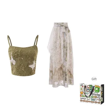 BVODE Two Piece Skirt Sets Women's