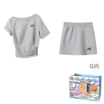 TWOPLUMGIRLS Skirt Set Women's Gray