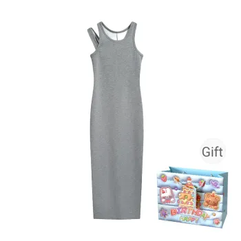 Gentle Welcome Slip Dress Women's Gray