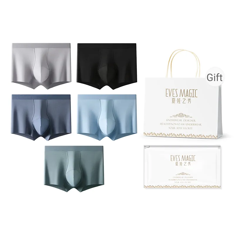 XIA.WA.ZHI.XIU Underpants Men's Shopping Bag 5 Pack