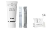 [워싱 클렌저 로션 150ml + 투 톤 쇼핑백 포함 클레이 마스크 5g] 무료 폼 네트 + 페이셜 타월