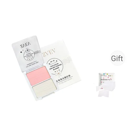 ZVEV Heartfelt 3D-эффект Хайлайтер Румяно-розовый Легко смешивается 3,5г+3,5г