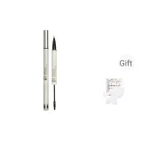 Z295 3D Эффект Тонкая Кисть для Бровей Олівець [01 Натуральный Коричневый] 1 Штука [Включает Портативные Хлопковые Пады]