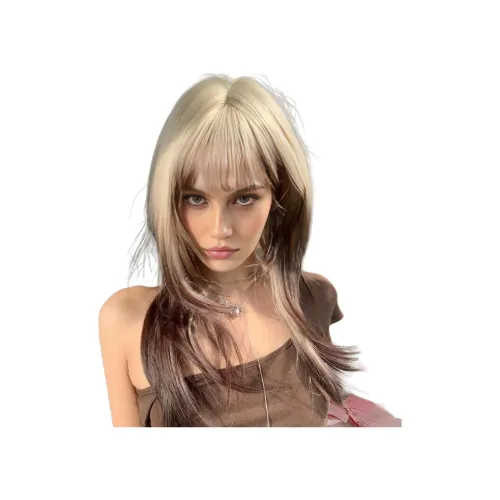 YOSEE Перука для женских длинных волос Siamese Cat с градиентными слоями синтетические волосы повседневный модный