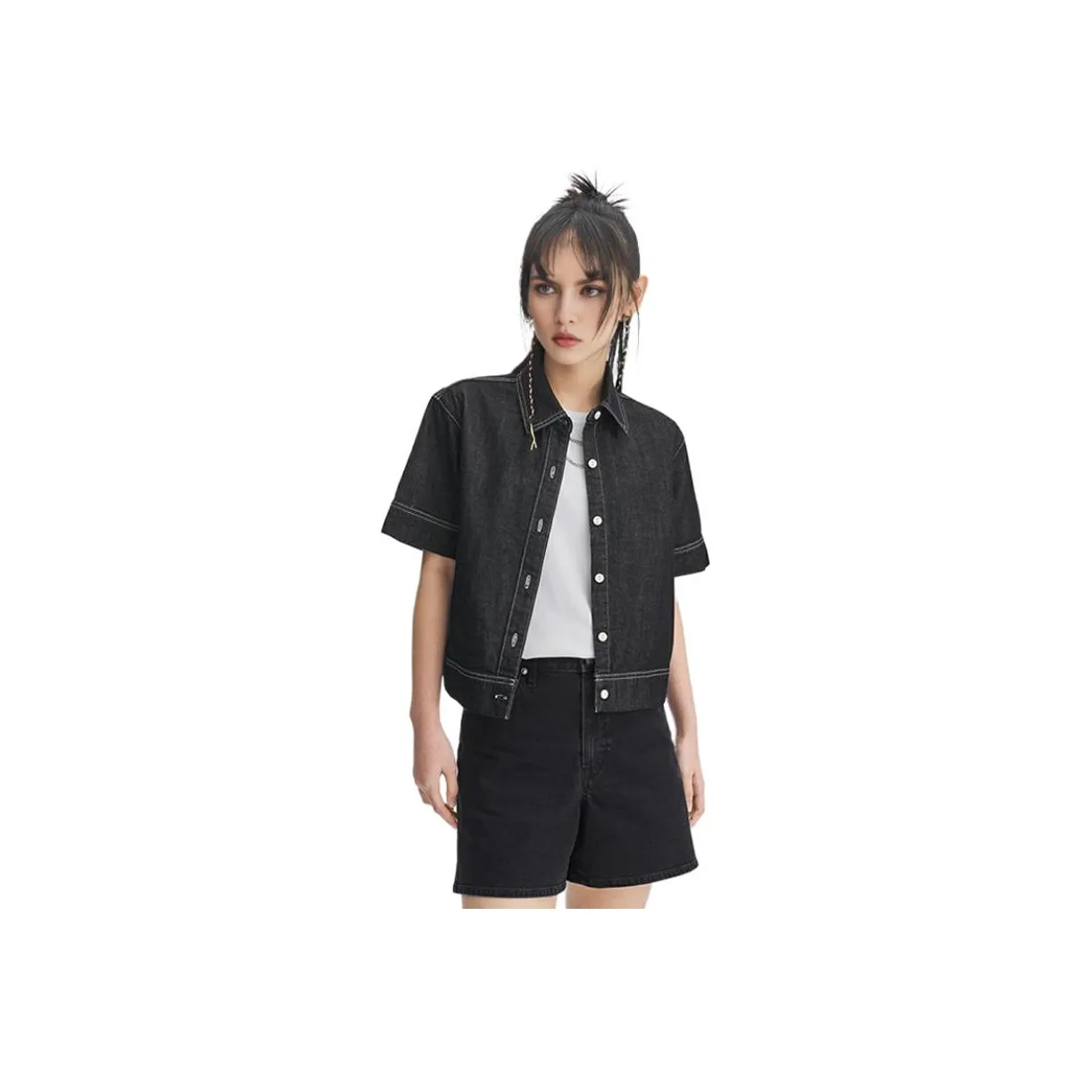 Lee Черные Женские Рубашки