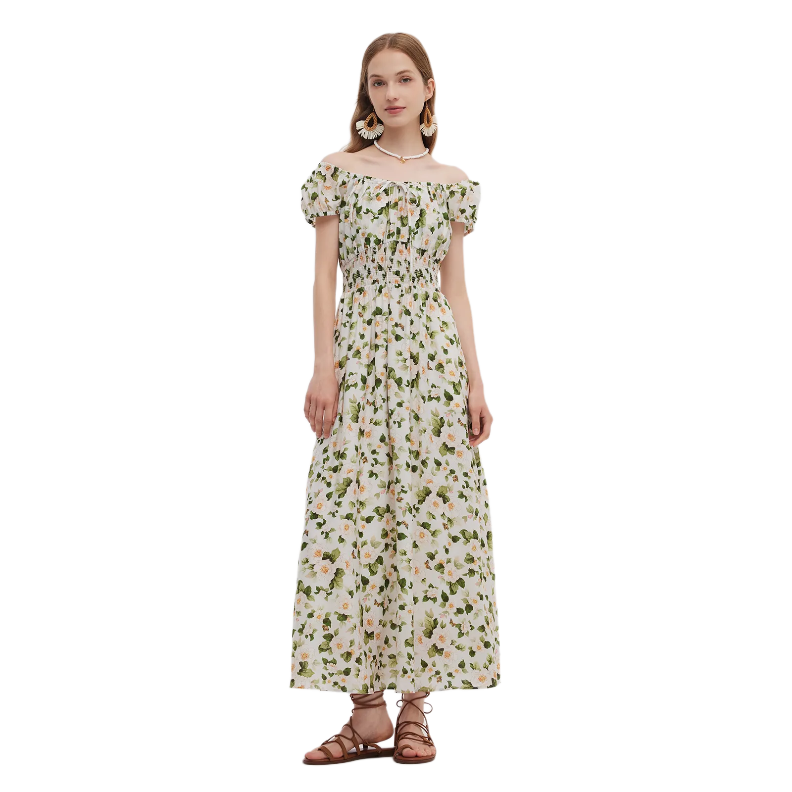 GOELIA Короткий рукав Платье Женское