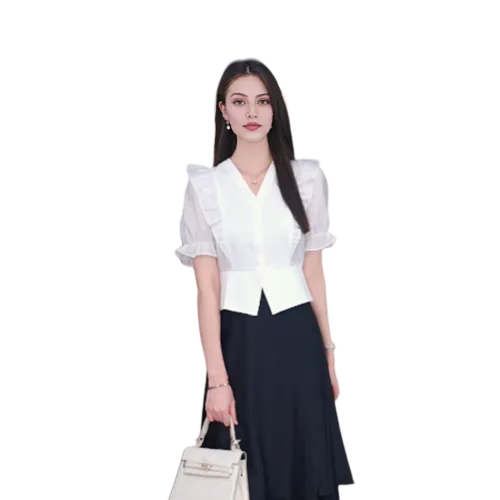 GOELIA 05W Ecru Женские Рубашки