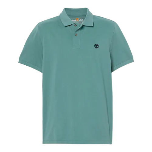 Timberland Поло Мужское Синий Зеленый