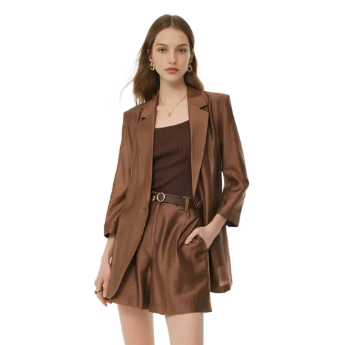 GOELIA 91Y Кофе Женские Офисные Костюмы