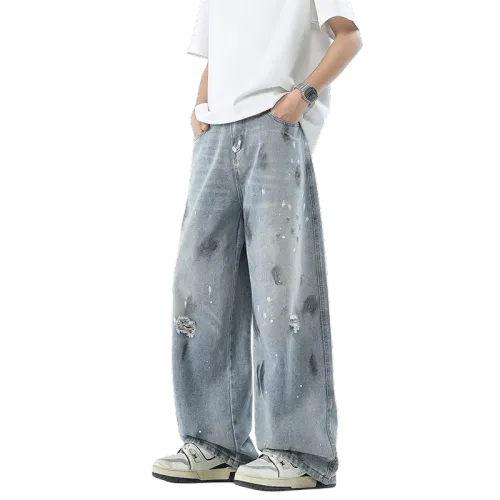 KNOW EVERY Светло-синие унисекс джинсы