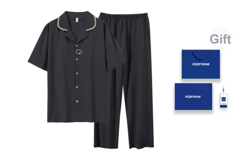 Floating Light Islands Пижама Набор Мужской Коробка Темно-Серый