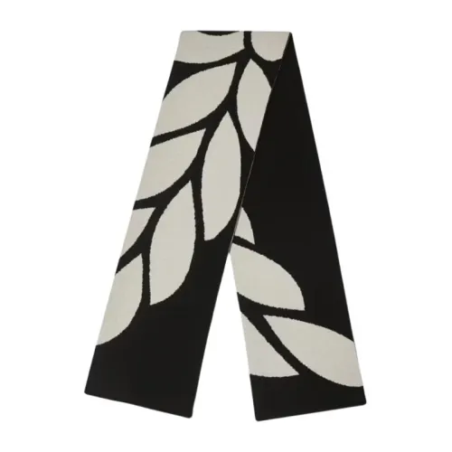 MCM Вязаные шарфы Унисекс Черный Белый