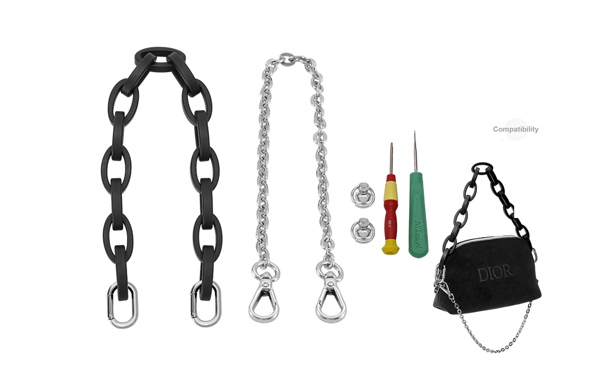 Lan Bao Fan Смола Сумка Аксессуар Женский Черный