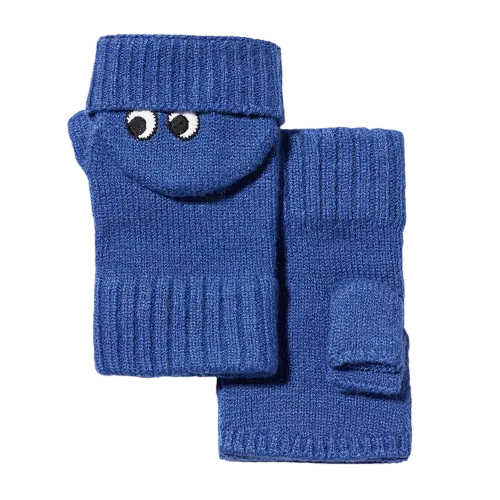 UNIQLO Вязаные перчатки для женщин акрил полиамид овечья шерсть эластан многоцветные