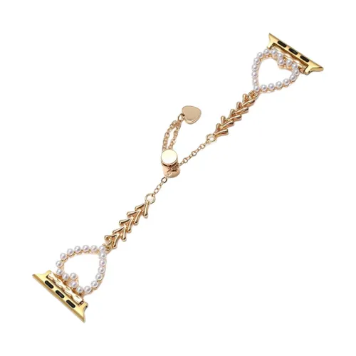 Akkerds Ремень Apple Совместимость Жемчужный + Стальной Материал