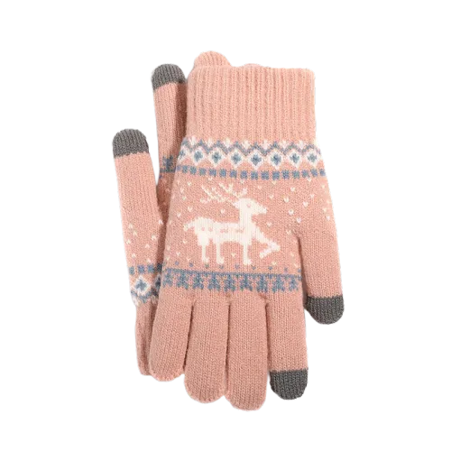 CARDANRO Акриловые вязаные перчатки унисекс