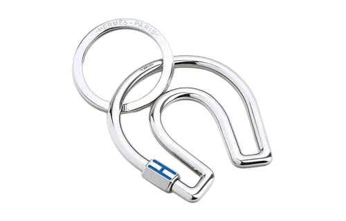 HERMES Cheval Брелок Унисекс Серебряный