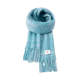 Винтажный синий белый